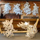 Series of 6 "nuages" design chandeliers in iron, electrified