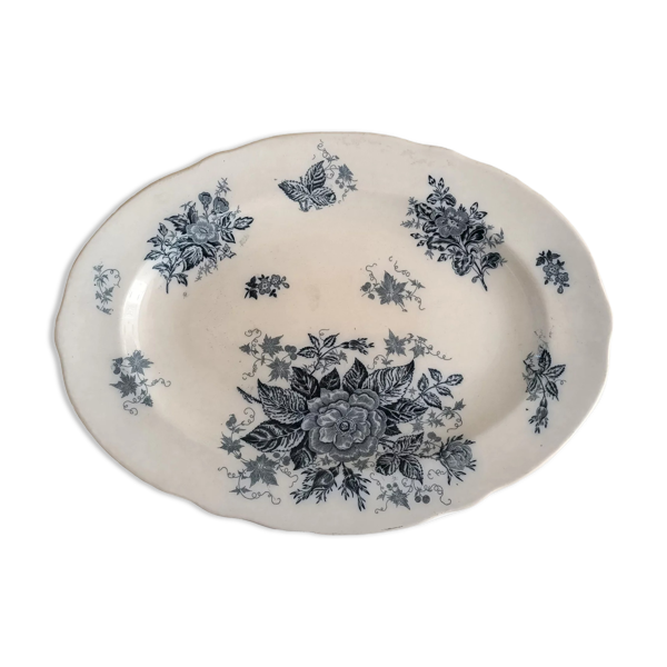Plat terre de fer ovale