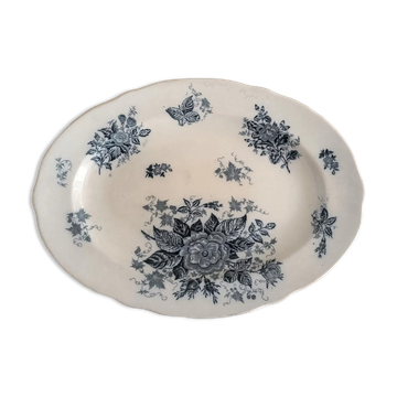 Plat terre de fer ovale