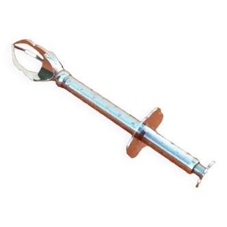 Stainless steel ice/sugar "crab" tongs Push button / 3 prongs