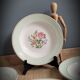 Set 6 plates Amandinoise fleuries