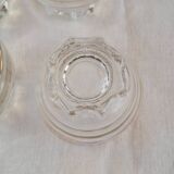 Vintage glassware set with gold filigree – 1960s