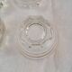 Vintage glassware set with gold filigree – 1960s