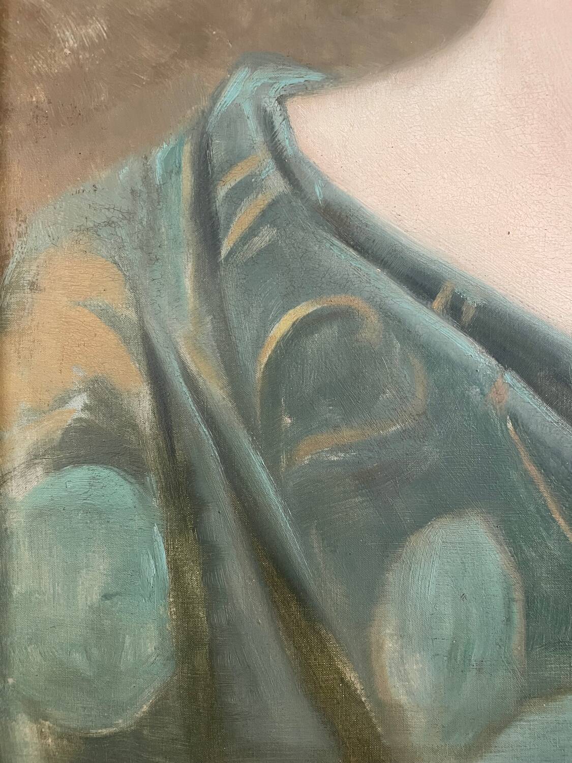 Old painting signed Georges Mouton, early 20th century