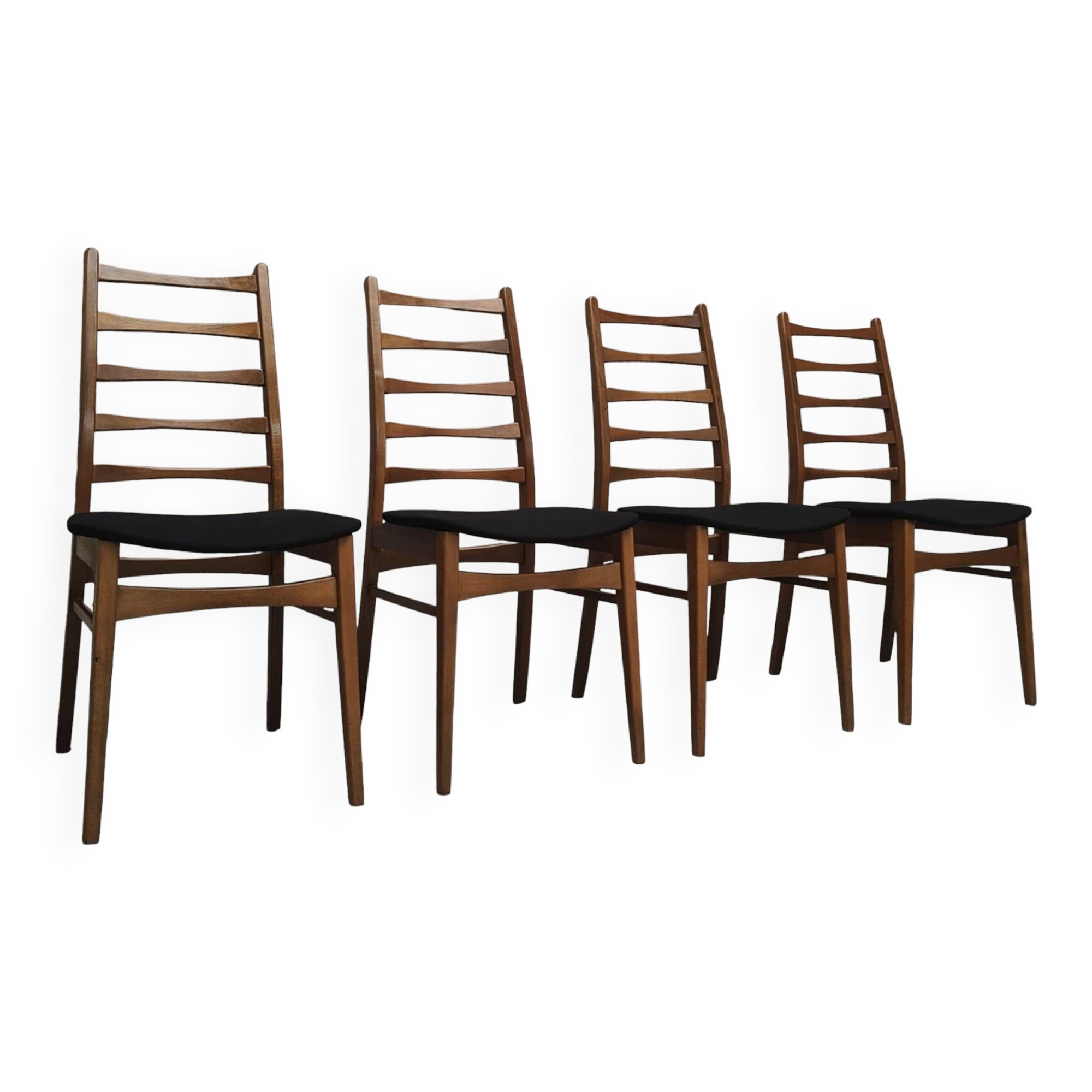 Vier Mid Century stoelen