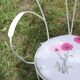 Lot of 5 armchairs for wrought iron garden lounge