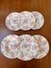 Lot de 6 assiettes vintage en faïence anglaise