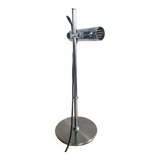 Desk lamp, design, chrome, adjustable, vintage, 70s.