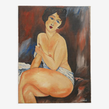 Painting reproduction Amedeo Modigliani painting on canvas