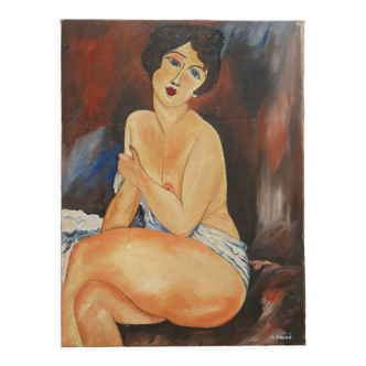 Painting reproduction Amedeo Modigliani painting on canvas