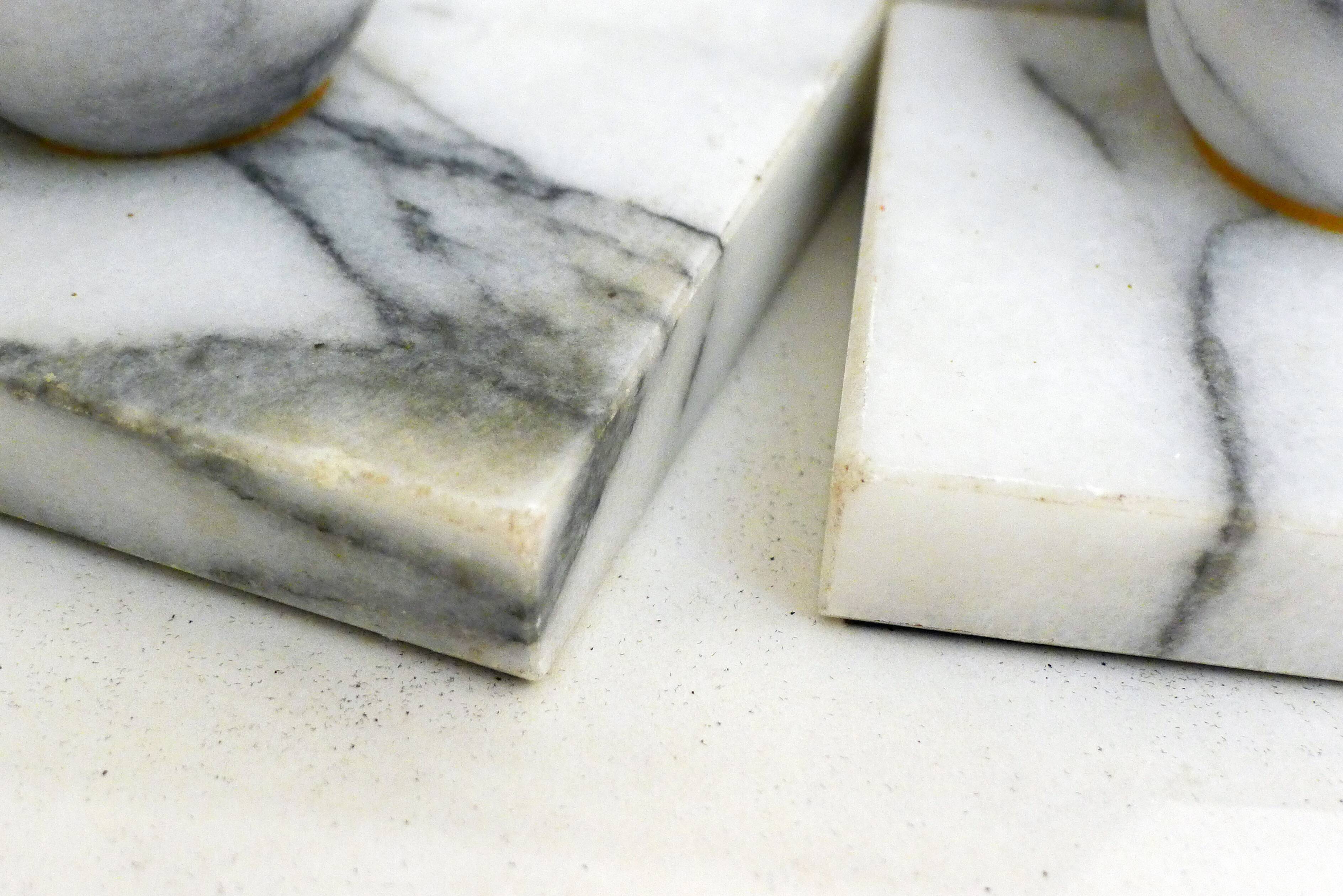 Pair of Marble Bookends