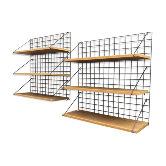 Pair of shelves Meca by Pierre Guariche