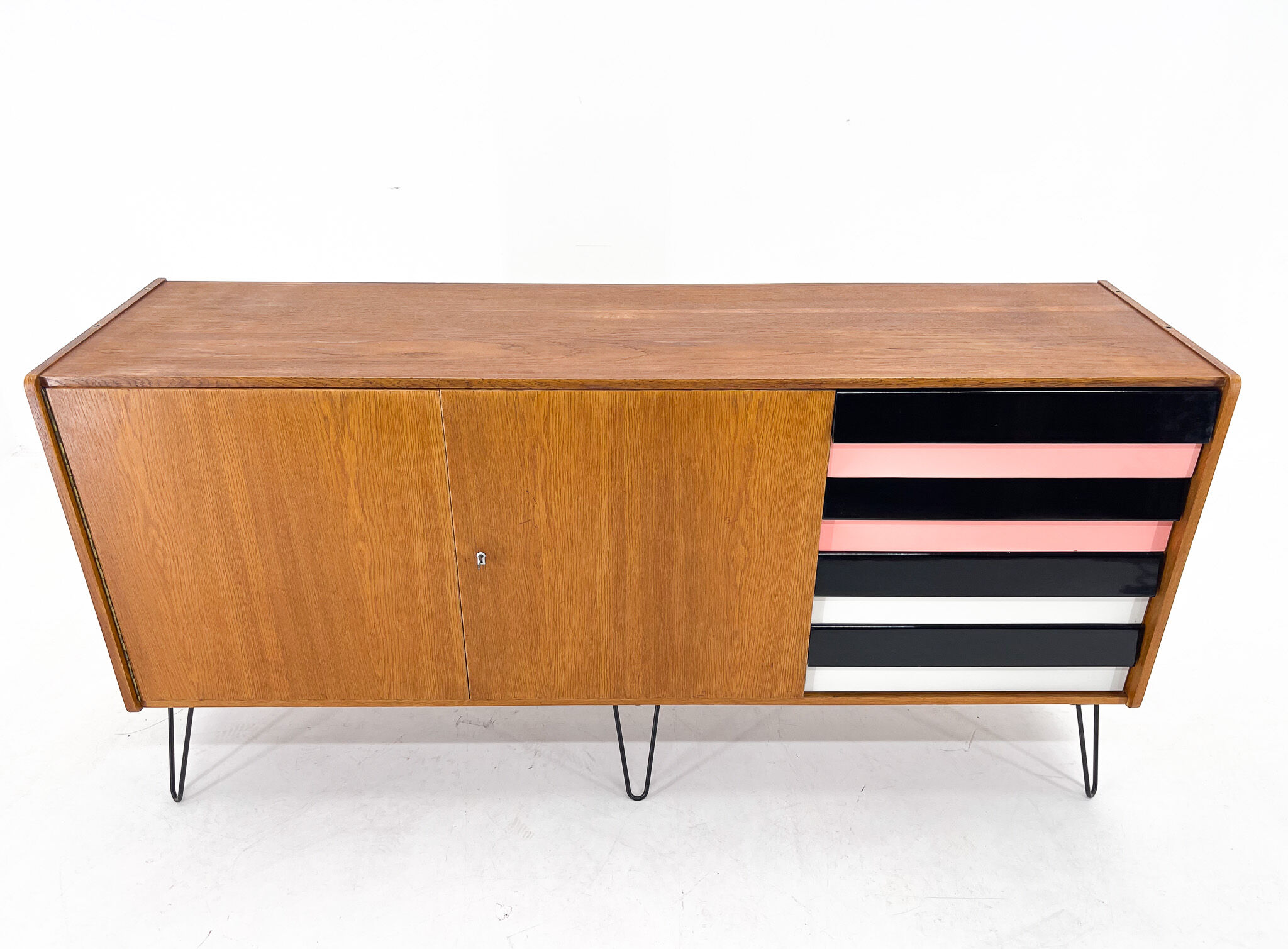 1960s sideboard with drawers by Jiri Jiroutek, Czechoslovakia