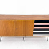 1960's Sideboard with Drawers by Jiri Jiroutek, Czechoslovakia
