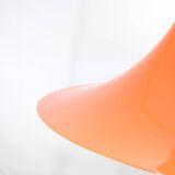 Large Trumpet Pendant In Orange By Claus Bonderup For Fog & Mørup From 1970