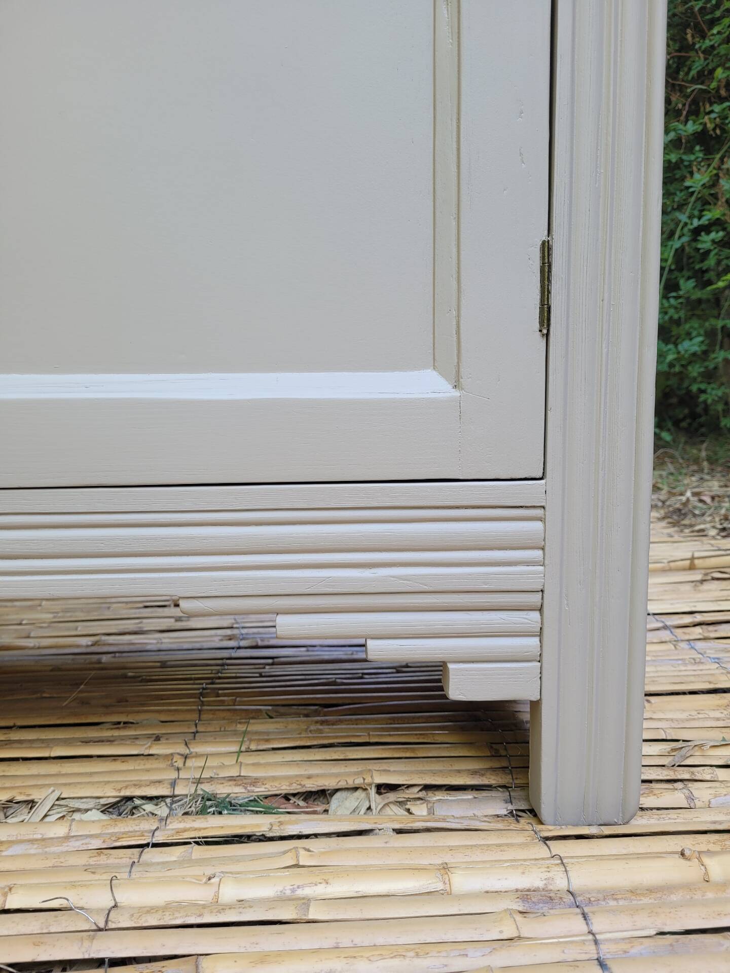 Renovated antique wardrobe - solid wood