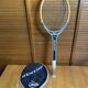 Vintage dunlop saphir wooden tennis racket + dunlop vintage cover #e