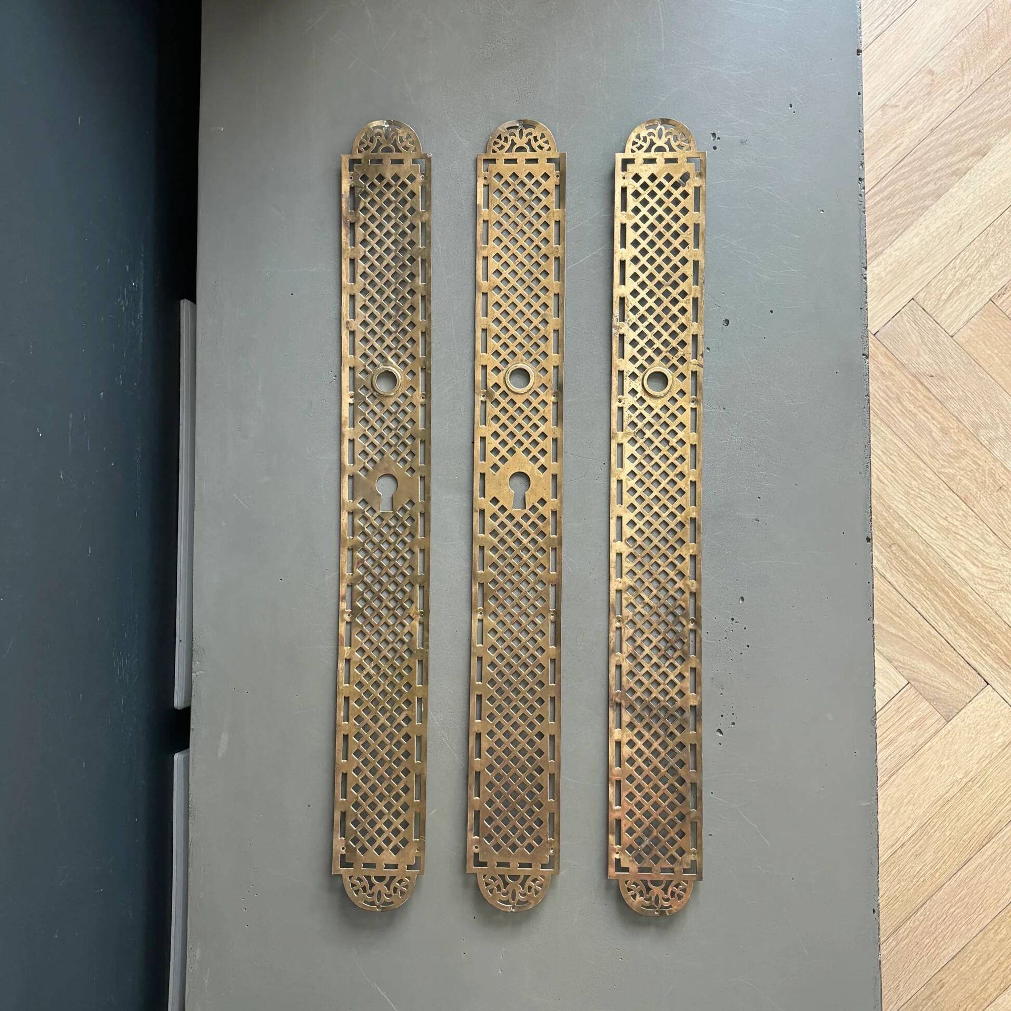 3 old cleanliness plaques - 52cm - Ref 1337