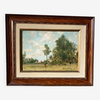 Landscape signed late 19th century