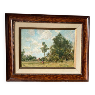 Landscape signed late 19th century