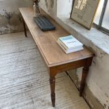 Oak table console
