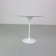 Eero Saarinen White Vintage Tulip Side Table for Knoll, 1960
