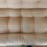 Tubular metal bench from the 80s