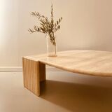 Table basse en travertin