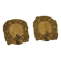 Pair of Mid-Century Swedish Brass Sconces