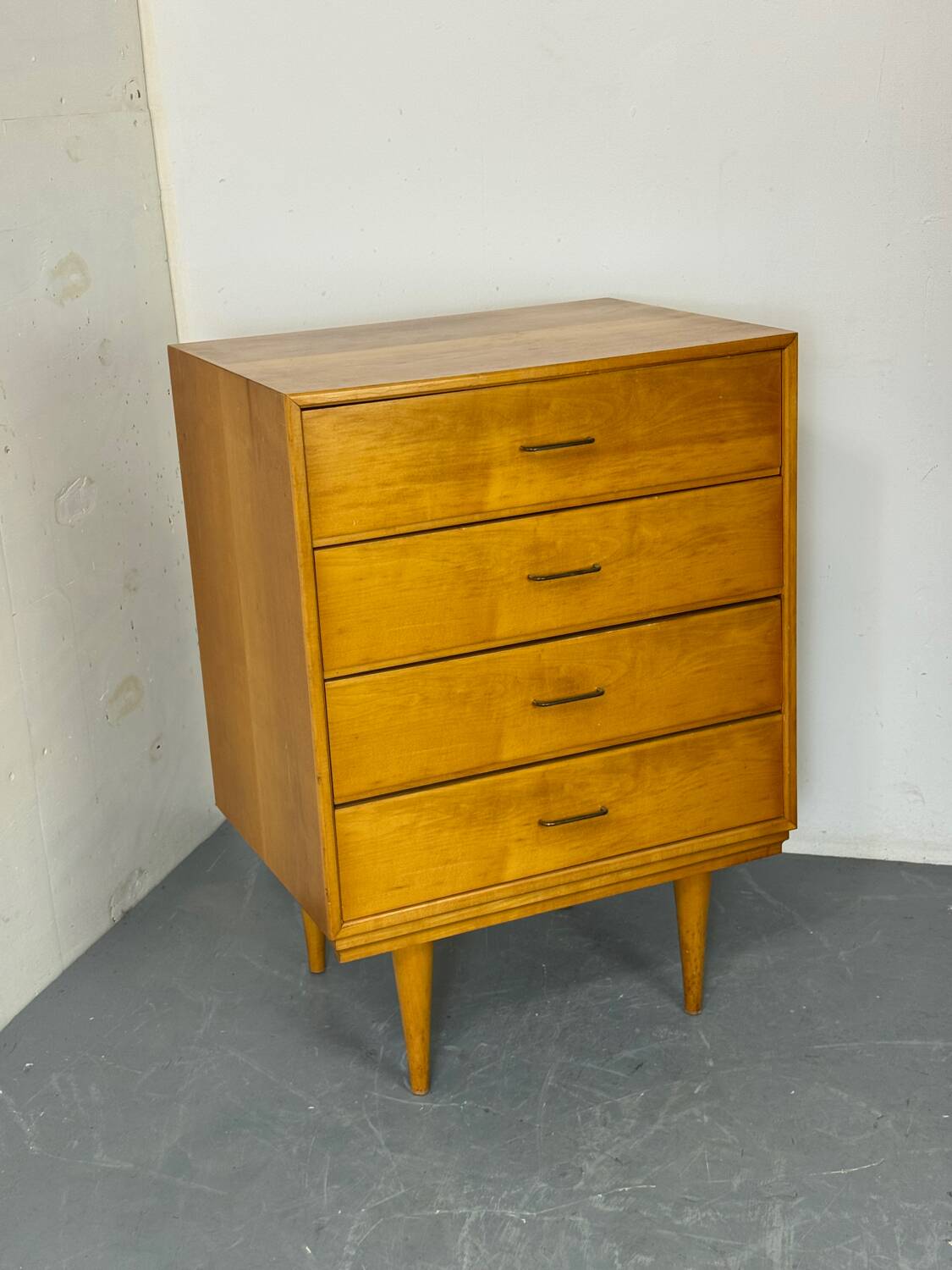 Commode en bouleau moderne du milieu du siècle par Cees Braakman, années 1950