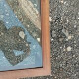 Vintage Scandinavian-style wooden coffee table.