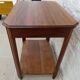 Chic 1930s Art Deco wooden pedestal table