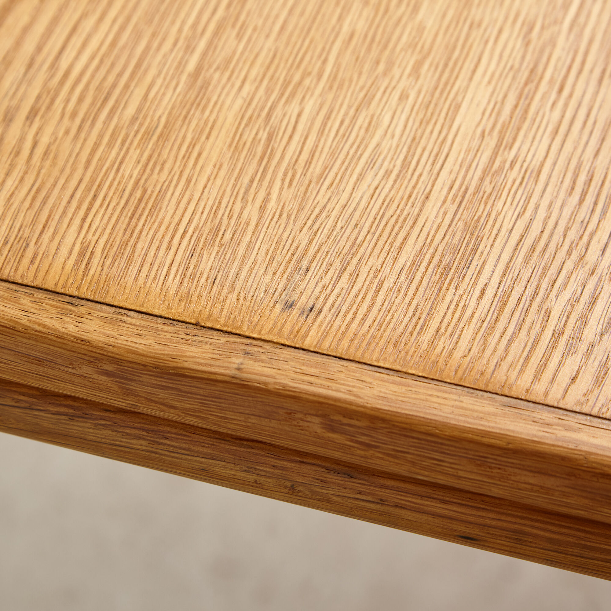 Restored oak dining table