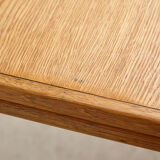 Restored oak dining table