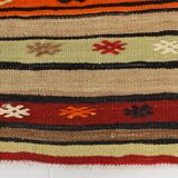 Shades Of Multicolor Turkish Kilim Rug, 142x231Cm