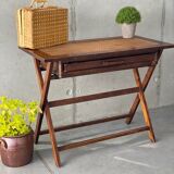 Bureau coiffeuse sur tréteau