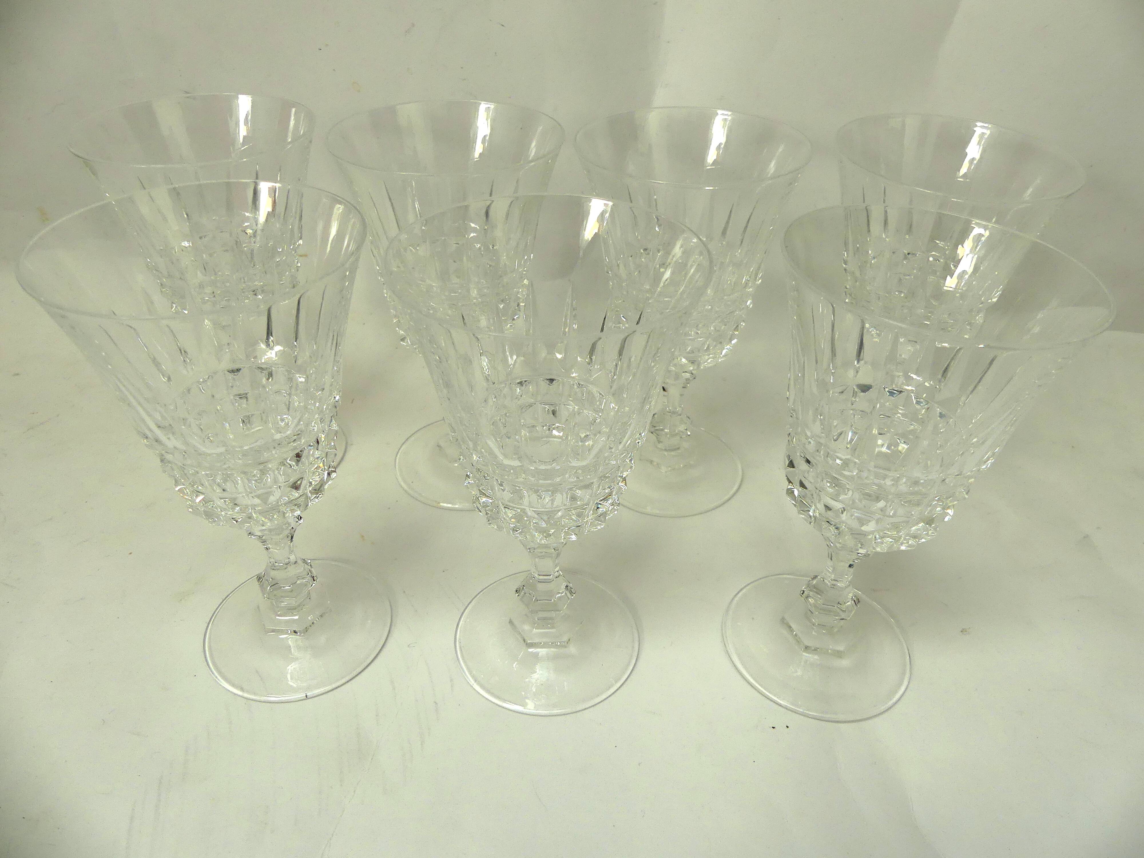 Cristal d'Arques red wine glasses