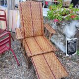 Chair long rattan