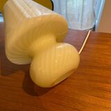 Yellow Murano Glass Mushroom Lamp