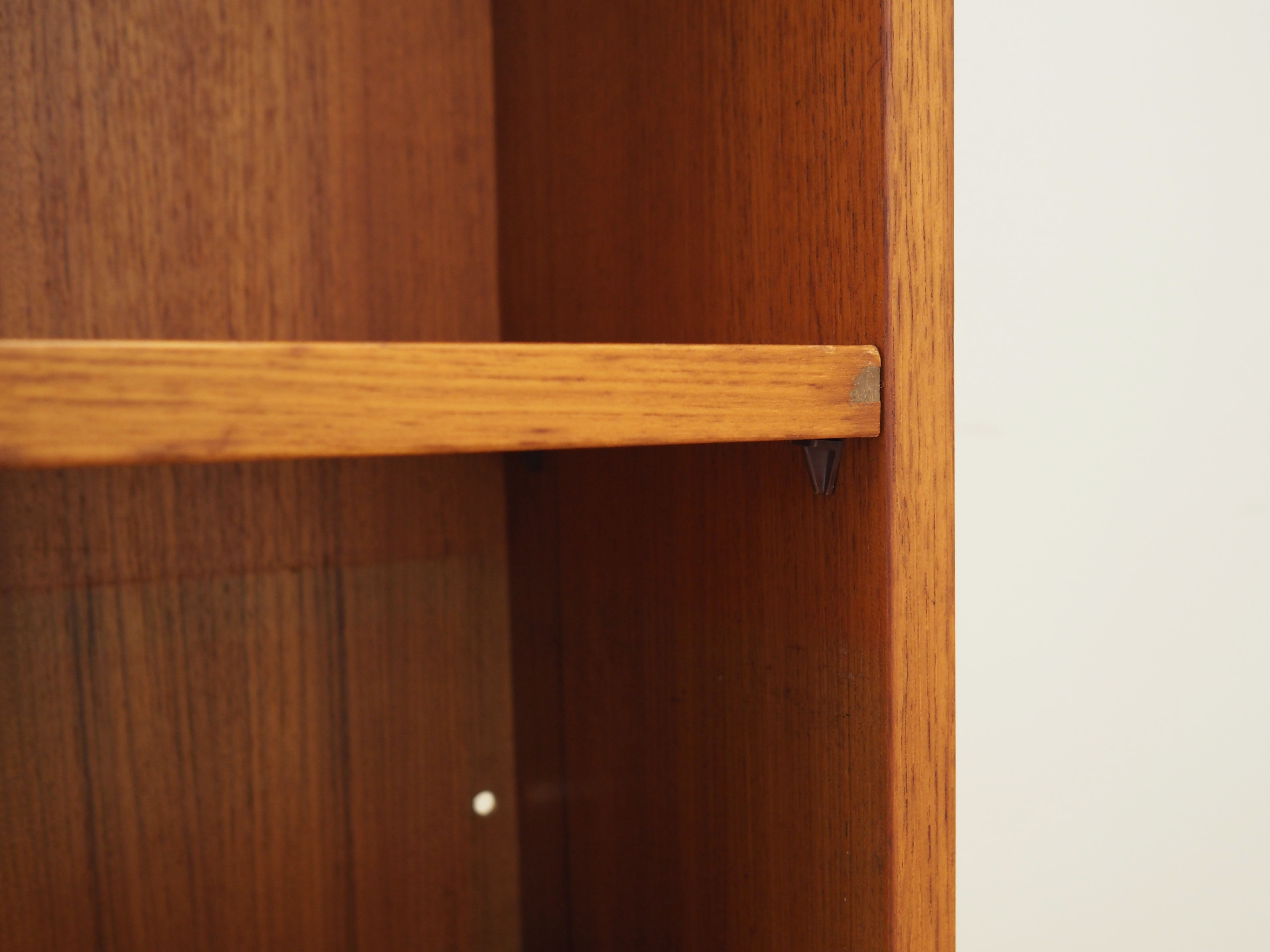 Teak bookcase, Danish design, 1970s, production: Denmark