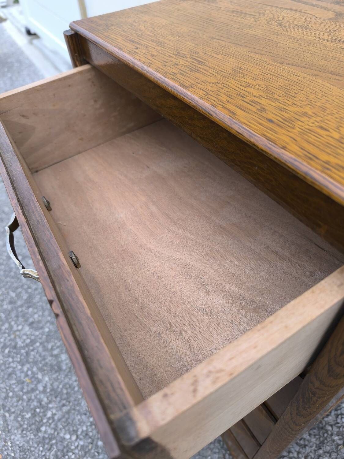 Art Deco oak chiffonier