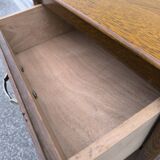 Art Deco oak chiffonier