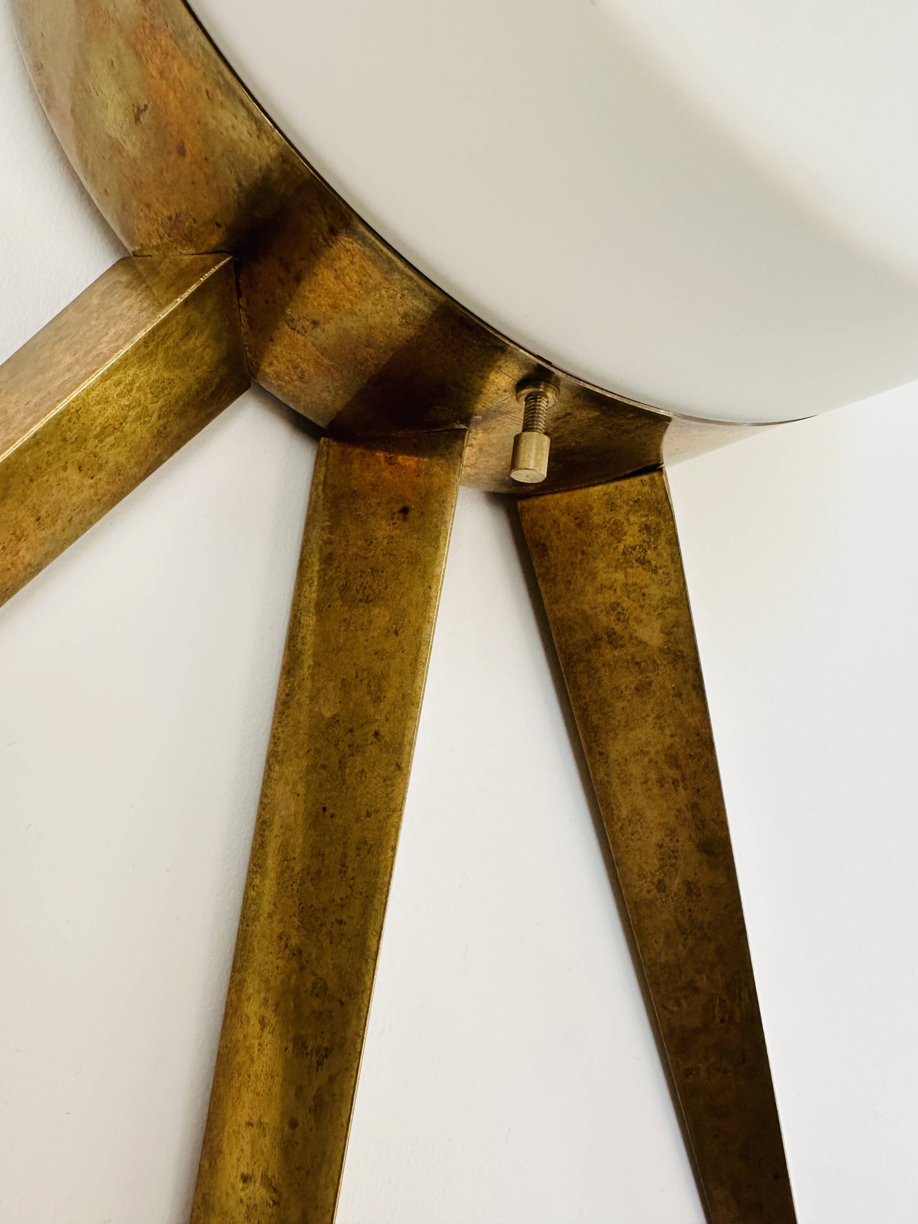 Gio Ponti Sun ceiling light produced by Arredoluce