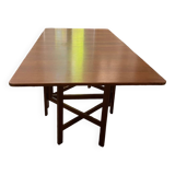 Scandinavian folding teak dining table