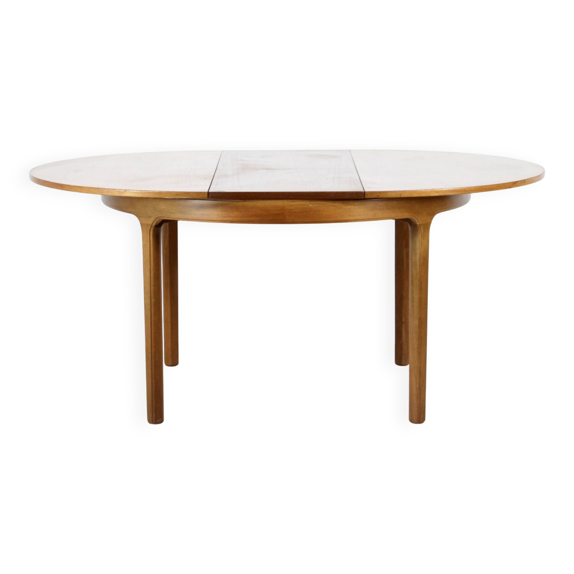 Midcentury Extending Round Teak Table By Nathan. Vintage Modern / Danish St