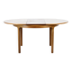 Midcentury Extending Round Teak Table By Nathan. Vintage Modern / Danish St