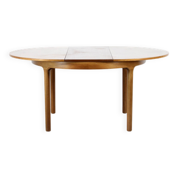 Midcentury Extending Round Teak Table By Nathan. Vintage Modern / Danish St