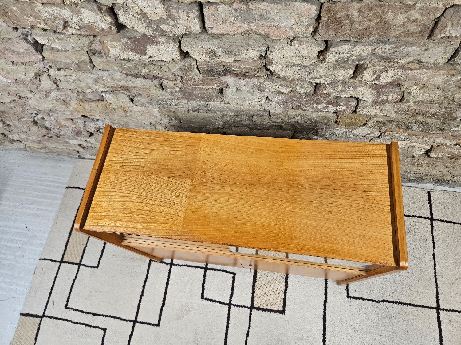 Small vintage display cabinet from the 1970s