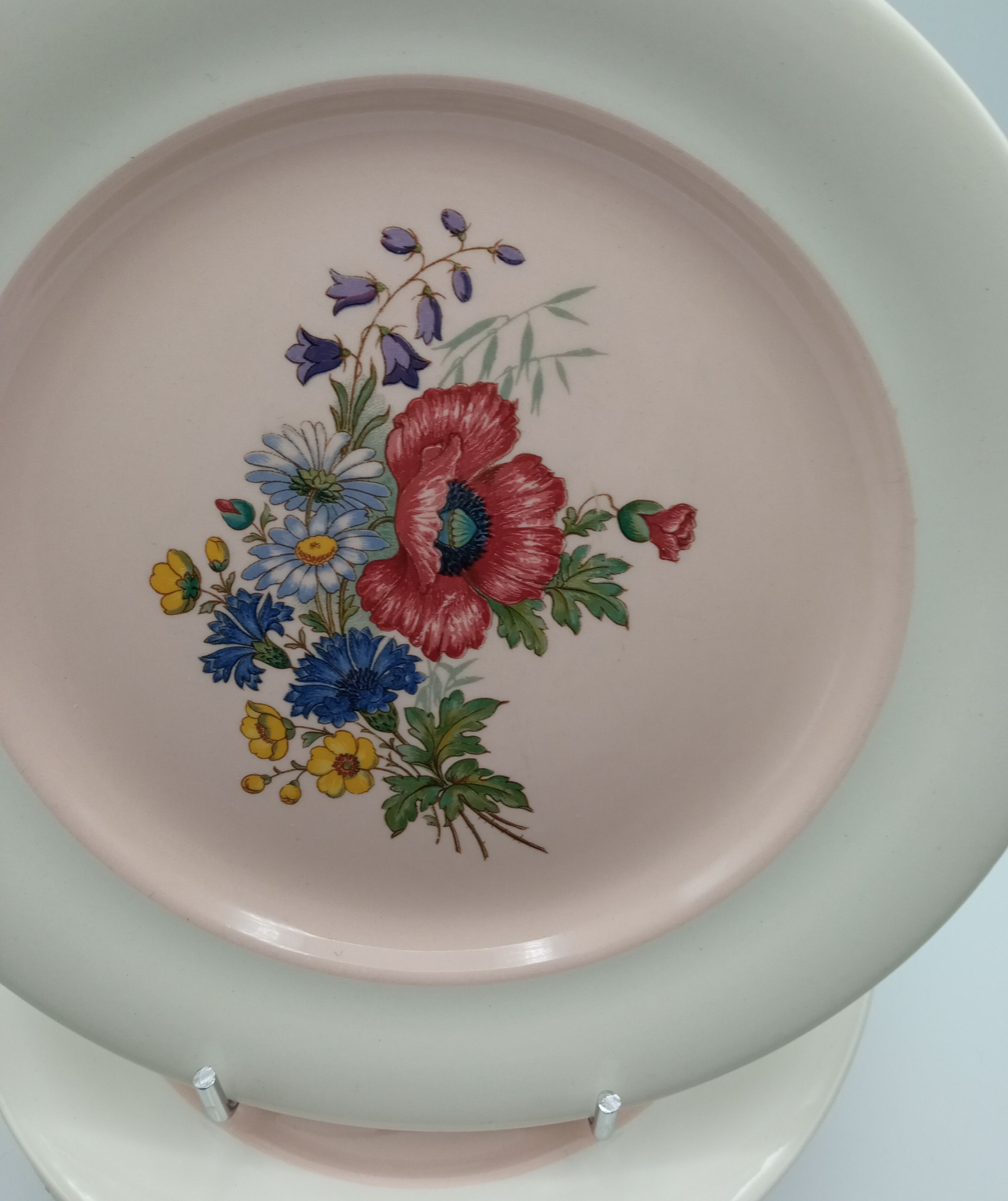 Set of six earthenware plates from Villeroy and Boch