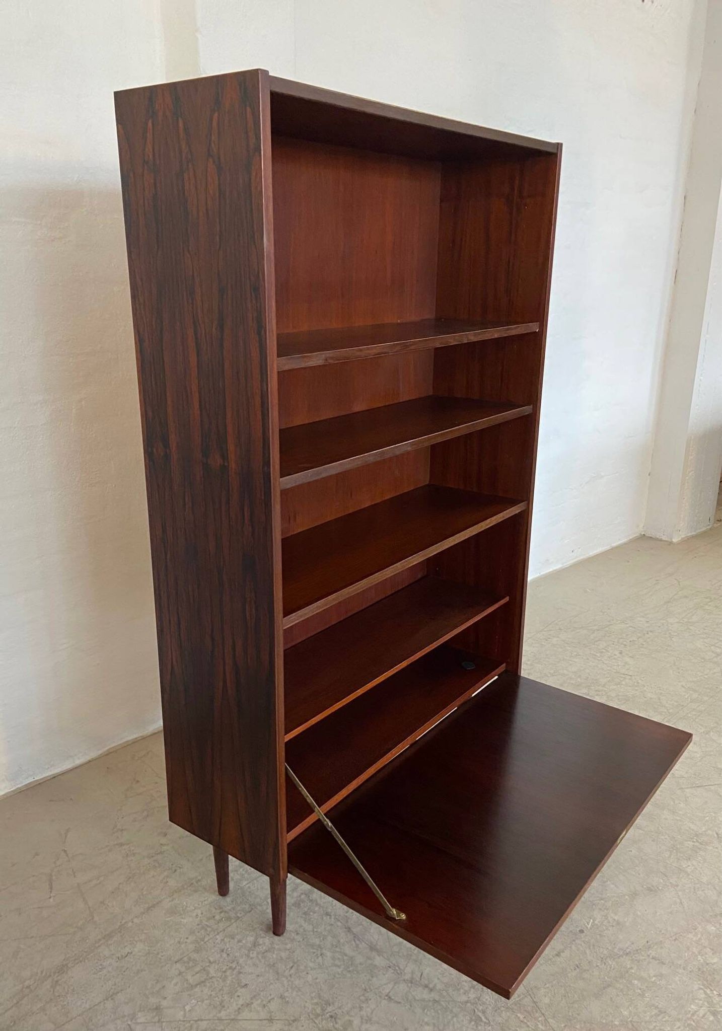 Danish retro vintage library in rosewood 1965